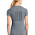 Sport-Tek* Ladies Ultimate Performance V-Neck Grey (back of shirt)